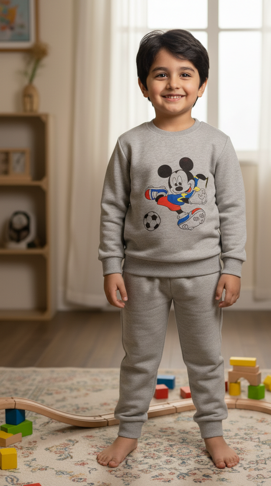 Buy Kids Grey Winter Tracksuit online | Twinkle tribe