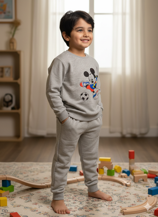 Buy Kids Grey Winter Tracksuit online | Twinkle tribe