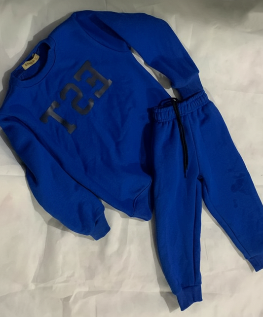 Buy Royal blue winter tracksuit for kids | Twinkletribe
